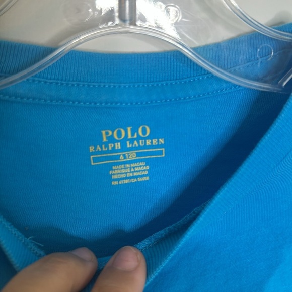 Polo RALPH LAUREN boys T-shirt size 6 EUC￼ - Picture 2 of 3